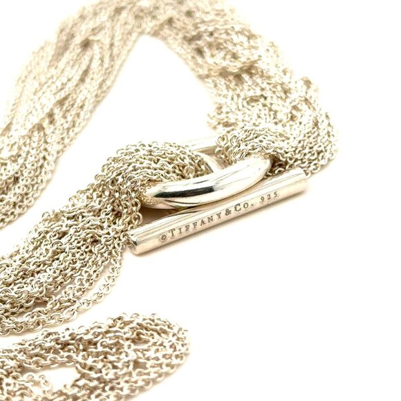 T&Co. 925 Multi-Strand Mesh Necklace - Picture 4 of 6